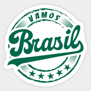 Vamos BRAZIL Sticker